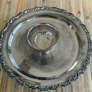 Vintage Oneida Silver Plated Serveware Tray One Piece